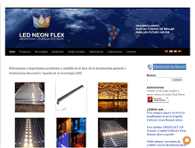 Tablet Screenshot of ledneonflexarg.com.ar